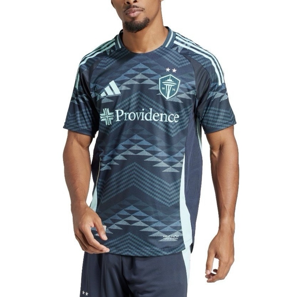 Adidas Seattle Sounders 2025 Secondary Authentic " The Salish Sea Kit" Jersey